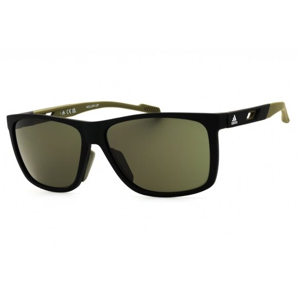 NWT ADIDAS SUNGLASSES SQUARE MEN BLACK EYEWEAR - Picture 1 of 3
